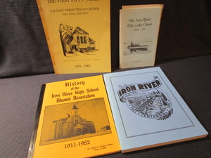 lot 224 image: Iron River WI History Books