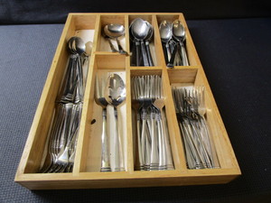 lot 241 image: Stainless Flatware