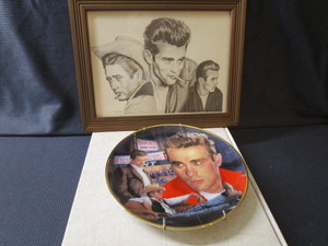 lot 263 image: James Dean Plate & Etching