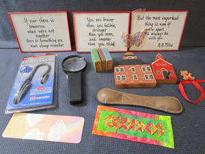 lot 292 image: Plaques, Light, Book Marks