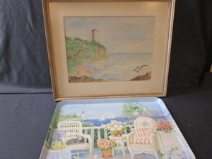 lot 294 image: Water Color, Tray