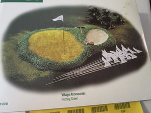 lot 408 image: Dept 56 Putting Green