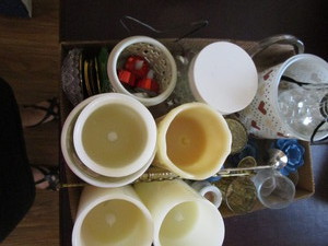 lot 413 image: Candles, Wax Rings