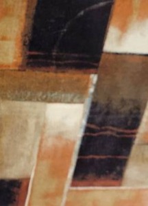 lot 25 image: Contemporary Art Area Rug - 3 x 6