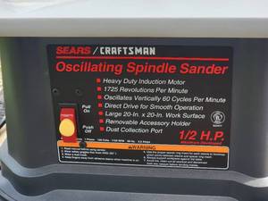 lot 45 image: Sears Craftsman Oscillating Spindle Sander - 113.225906