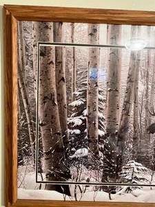 lot 22 image: Framed Stephen Lyman A Walk in the Woods Print