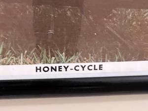 lot 39 image: Framed Honey Cycle Authentic 1970 Poster