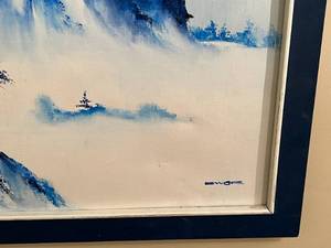 lot 38 image: Framed East-Asian Style Tree Artwork