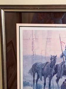 lot 46 image: The Source Framed Lithography by Kenneth Riley