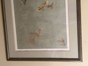lot 47 image: Framed T Dowd 1978 Artwork