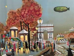 lot 5 image: Framed Isabel Baillen Signed Lithograph