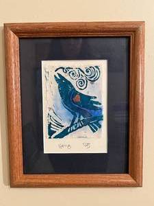 lot 63 image: Signed Songbird Print