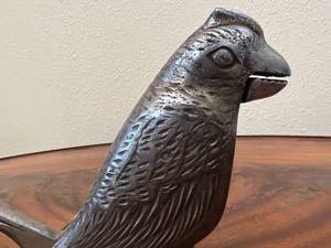 lot 71 image: Vintage Brass Bird Nutcracker