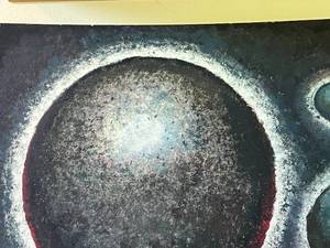 lot 121 image: Abstract Planets on Canvas