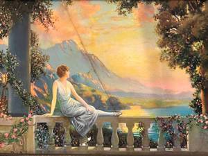 lot 123 image: Woman Waiting for Love Framed Artwork