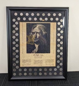 lot 10 image: United States Commemorative Gallery 70 Years of Thomas Jefferson Nickels Collection