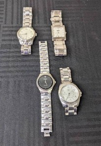 lot 40 image: Collection of 4 Mens Watches Fossil, NY & Co, Mossimo