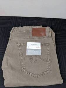 lot 57 image: New with Tags AG Sueded Stretch Sateen Mens Pants Adriano Goldschmied