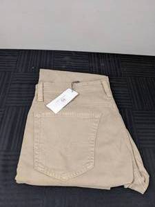 lot 63 image: New AG Tan Mens Size 33 Pants Adriano Goldschmied
