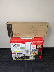 lot 128 image: The Pampered Chef Ultimate Mandoline and Magic Bullet