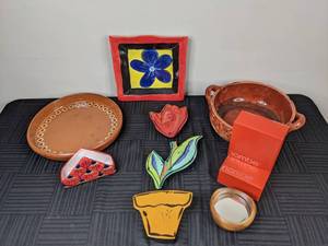 lot 126 image: Decorative Items Including Pottery, Bowls and More
