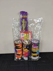 lot 140 image: Small Assortment of Phantom Fireworks and Sparklers