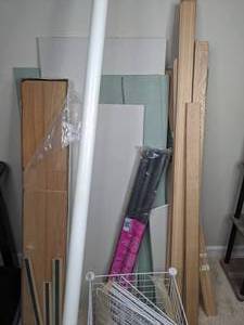 lot 143 image: A Variety of Flooring and Storage