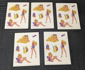 lot 102 image: 1983 Vintage Mattel Barbie Sticker Sheets