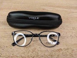 lot 161A image: NEW Vogue Black Eyeglass Frames L