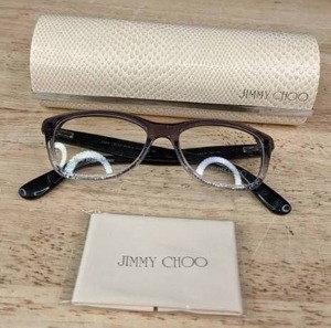 lot 182A image: NEW Jimmy Choo Eyeglasses with Display Lenses   L
