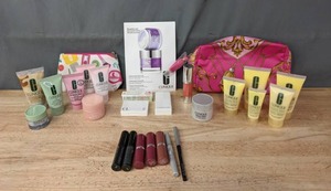 lot 61 image: New Clinique Beauty Products Cleansers, Moisturizers, Eyeshadow, Mascara, Lipstick E