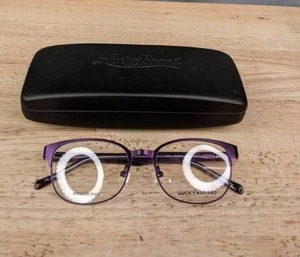 lot 151A image: NEW Purple Lucky Brand Eyeglass Frames L