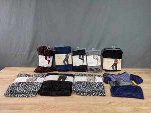 lot 174A image: NEW Womens Xhilaration Leggings, Merona JeggingLeggings, and Champion Base Layer K