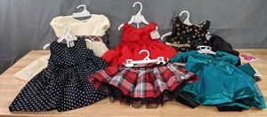 lot 148A image: NEW Assortment of Kids Girls 18M, 24M, 2T and 4T Dresses and Skirt K
