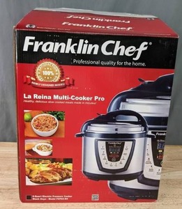 lot 30 image: NEW Franklin Chef La Reina Multi-Cooker Pro  K