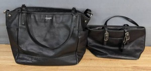 lot 59 image: (2) Coach Purses (Large and Small)  A