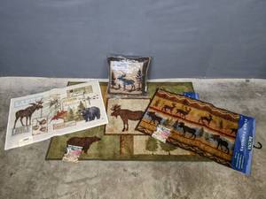 lot 142A image: NEW Assorted Bacova Floorware and Fashions- Great for a Cabin K