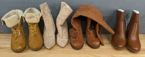 lot 65 image: (4) Pairs of Womens Boots (Sizes 7.5-8.5) NEW Universal Thread A