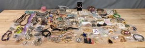 lot 30A image: Large Collection of Jewelry, Earrings, Bracelets, Necklaces, Watches, and More  A
