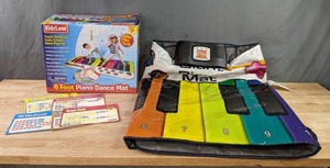 lot 69A image: KidzLane Touch Sensitive Color Coded 6 Foot Giant Piano Dance Playmat M
