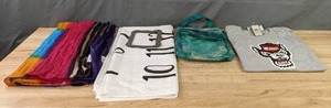lot 165A image: Babys First 12 Months Blanket, Kavu Bag, MV Sport 2XL NC State Classic Tee and Northern Lights Scarf by Signals M