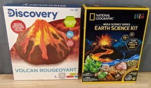 lot 104A image: New Discovery Volcan Rougeoyant and National Geographic Earth Science Kit  M