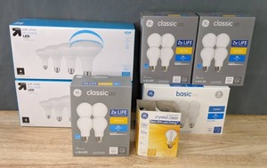 lot 232 image: NEW Soft White, Classic LED, Basic LED and Other Light Bulbs M
