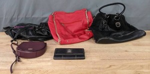 lot 209 image: Assortment of Purses & Wallet Guess, Elle, & More A