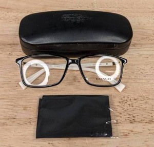 lot 123B image: NEW Coach Glasses with Display Lenses L