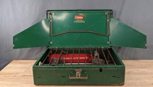 lot 175A image: Vintage Coleman Gas Camping StoveD