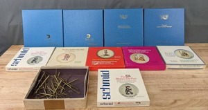 lot 126A image: (10) Vintage Schmid Hummel Mothers Day Collection Decorative Plates with Hangers D