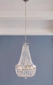 lot 19A image: Brand New Home Decorators Collection Monticello Park 6-Light Chrome Crystal Chandelier O