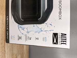 lot 4 image: Brand New Altec Lansing IMW999 RockBox XL 20 Hours Playtime IP67 Waterproof USB Charger LED Portable Wireless Bluetooth Speaker O