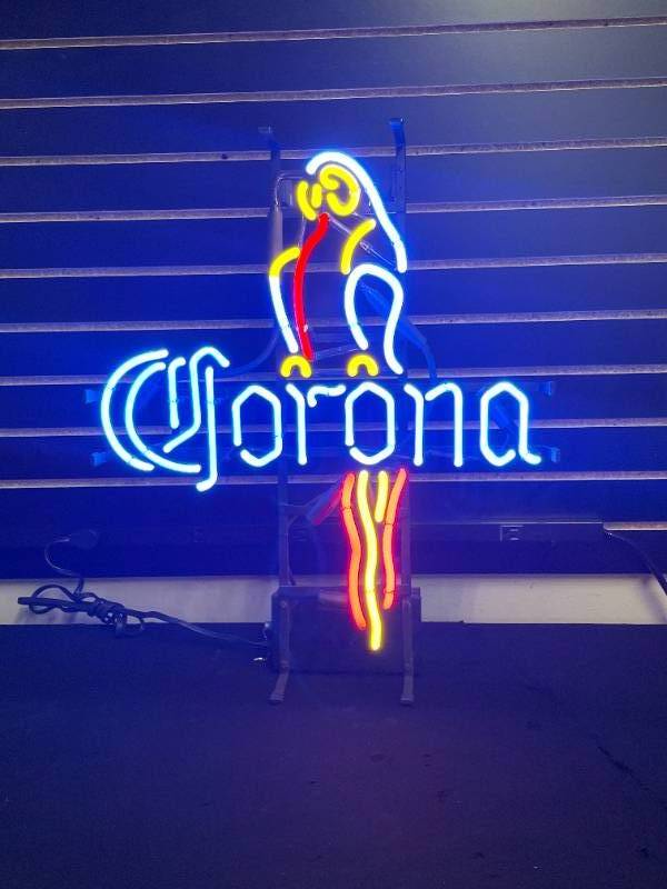 Corona parrot neon | 2023 Back to the 50s Father's Day Corona parrot neon | 2023 Back to the 50s Father's Day